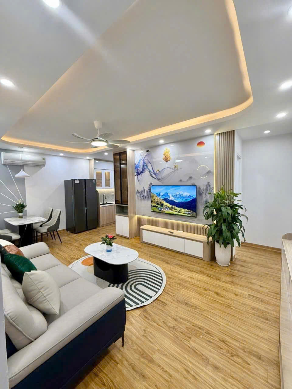 Căn hộ chung cư Toà Rice City Tây Nam Linh Đàm - Quận Hoàng Mai, 58m2 x 2 ngủ, full nội thất, chỉ 3 - Ảnh chính