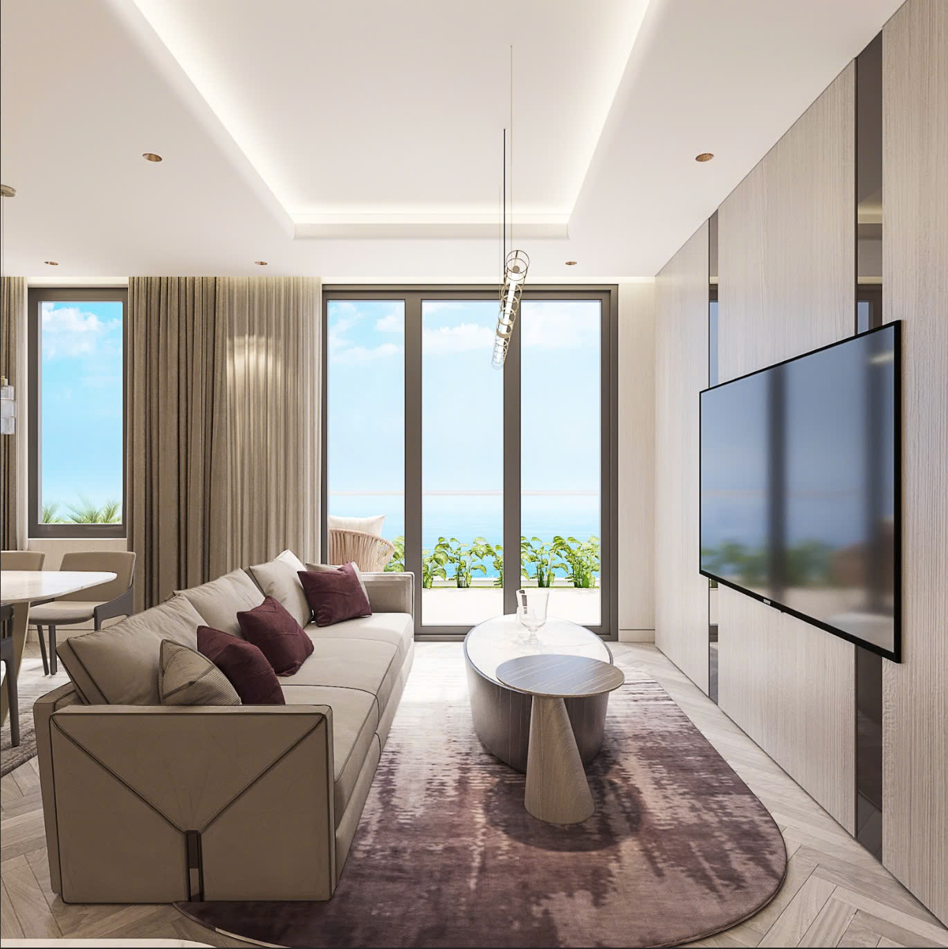 Căn hộ 3PN+ . DT 93.1m² – view sông & biển dành cho gia đình thành đạt. Liên hệ CĐT Thuỷ để được tư - Ảnh 2