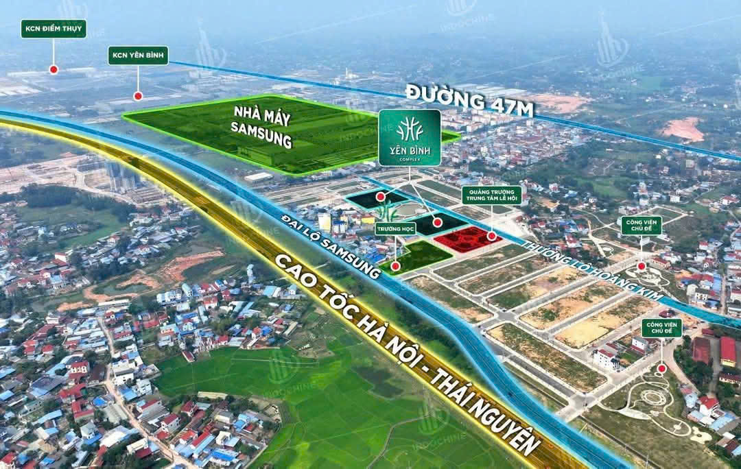 Chính Chủ Bán Lô Đất Thuộc Khu Đô Thị Yên Bình Xanh, Phường Đồng Tiến, Phổ Yên, Thái Nguyên - Ảnh 3