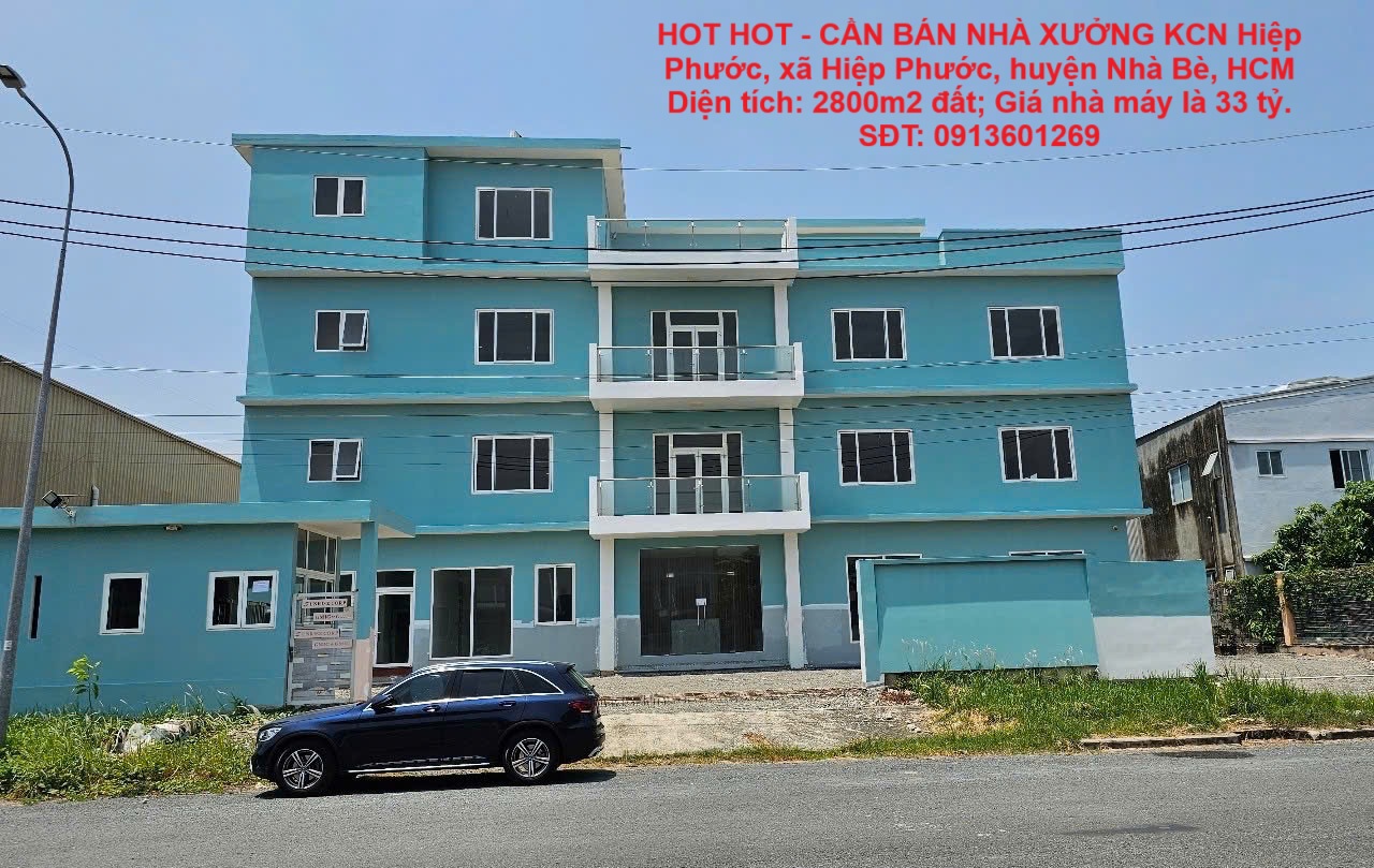 HOT HOT - CẦN BÁN NHÀ XƯỞNG KCN Hiệp Phước, xã Hiệp Phước, huyện Nhà Bè, HCM - Ảnh chính