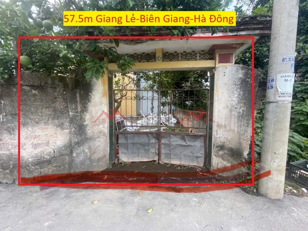 CHÍNH CHỦ BÁN LÔ ĐẤT 57,5M TẠI BIÊN GIANG-HÀ ĐÔNG-HÀ NỘI - Ảnh chính