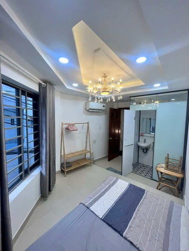 Nhà Mới 5Tầng Cách mặt Tiền 15M Hẻm Thẳng Xe Hơi Sổ Vuông 47m2 Gía 4,95 Tỷ Thương Lượng - Ảnh 2