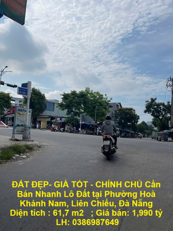 ĐẤT ĐẸP- GIÁ TỐT - CHÍNH CHỦ Cần Bán Nhanh Lô Đất tại Phường Hoà Khánh Nam, Liên Chiểu, Đà Nẵng - Ảnh chính