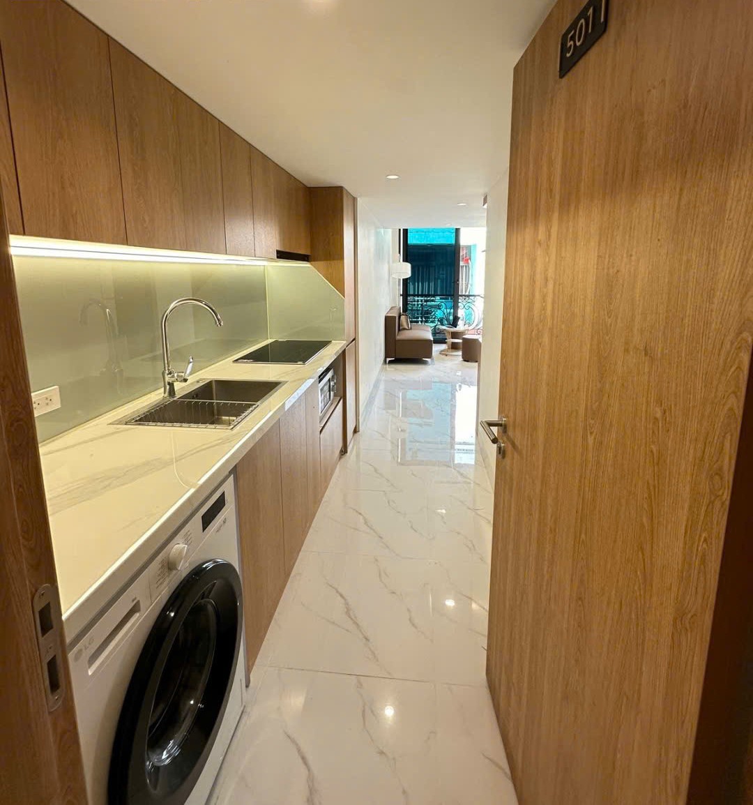 (Cực hiếm) Căn hộ Duplex 28m2 mới khai trương tại Hoàng Ngân - Có máy giặt riêng - Ở được 4 người - Ảnh 3