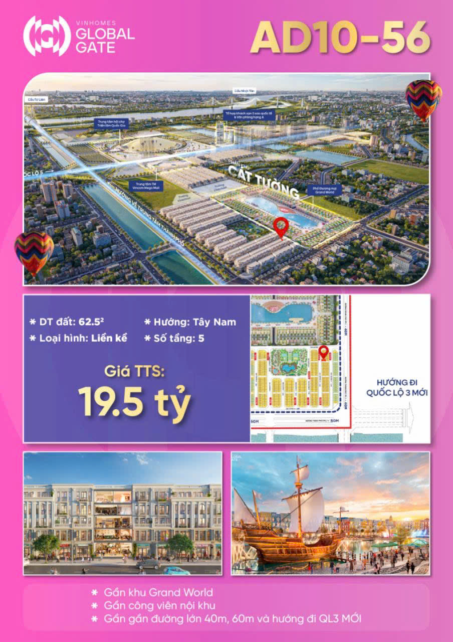 SIÊU HIẾM- CẶP XẺ KHE ÁNH DƯƠNG SÁT VENICE- CỰC HOT VINHOMES GLOBAL GATE CỔ LOA - Ảnh 1