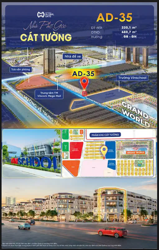 SỞ HỮU CĂN GÓC ĐÔNG NAM CUỐI CÙNG TẠI VINHOMES GLOBAL GATE - Ảnh chính