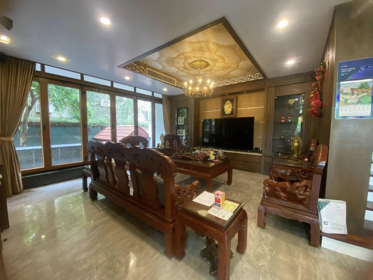 BÁN NHÀ HOÀNG HOA THÁM Ô TÔ NGỦ TRONG NHÀ 95M 5 TẦNG MT 5M 18t - Ảnh chính