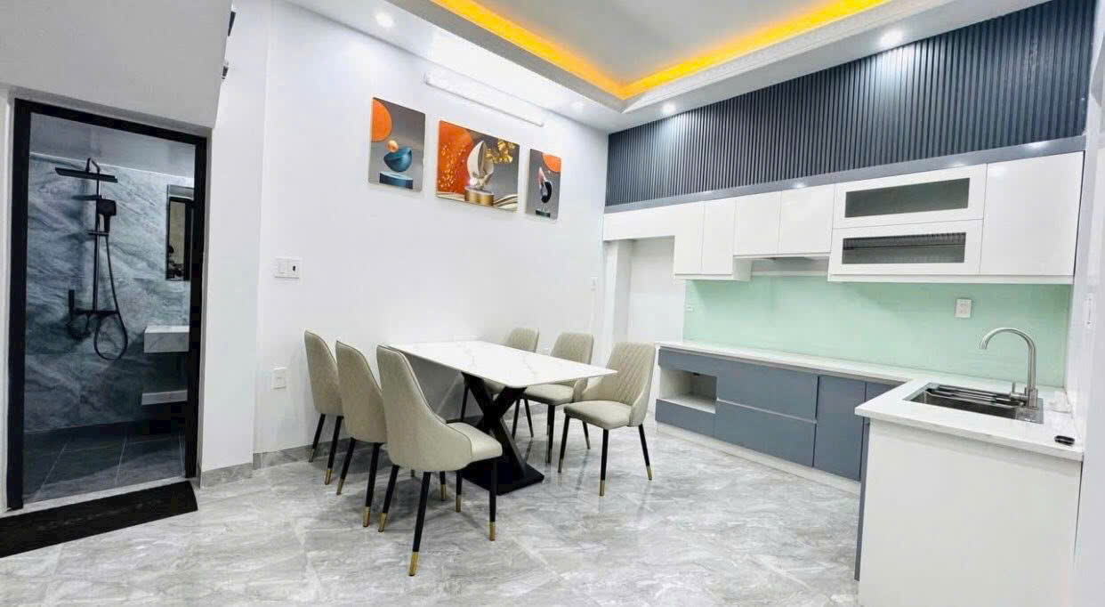 Bán nhà Xây Mới Độc Lập ngõ 132 An Đà 4 tầng thiết kế Villa Mini mặt tiền rộng tới 7m - Ảnh 3