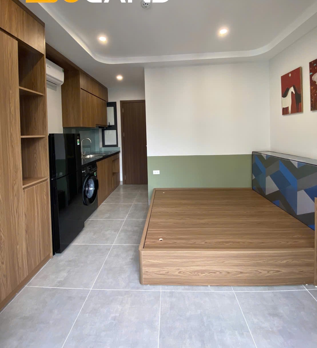 (Cực hiếm) Căn hộ Studio cao cấp 25m2 mới khai trương ở phố 8/3 - Hai Bà Trưng - Có máy giặt riêng - Ảnh 3