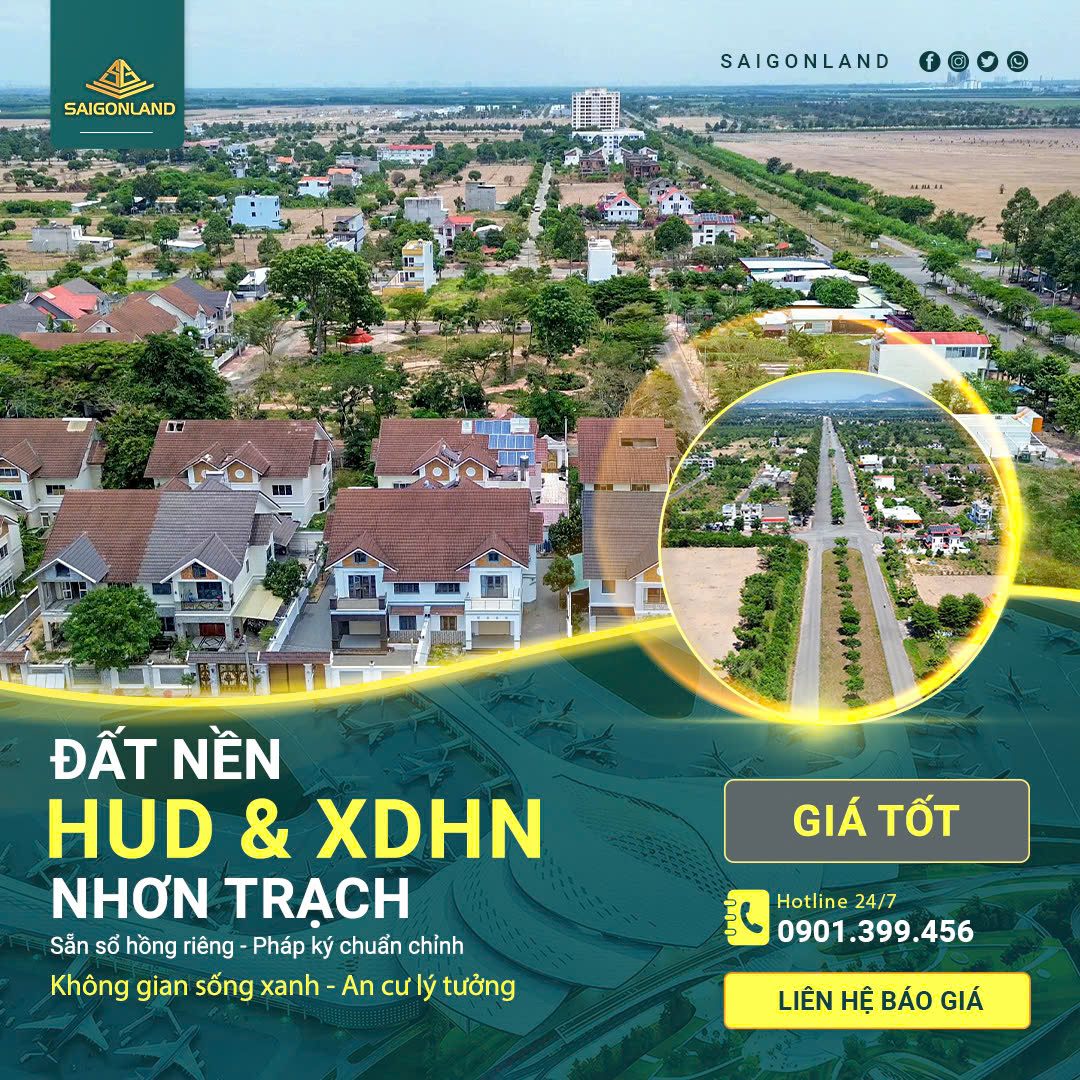 Đầu tư đất nền  tại Nhơn Trạch - Khu đô thị liền kề Sân Bay và Cảng Biển với tài chính từ 2 đến 3 - Ảnh 2