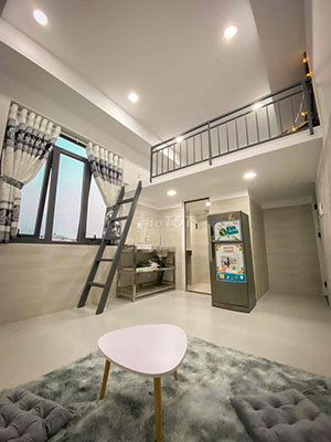 CHO THUÊ CHDV (PHÒNG )+GÁC LỬNG FULL NỘI THẤT GẦN ĐH NGUYỄN TẤT THÀNH, P.AN PHÚ ĐÔNG - Ảnh 1
