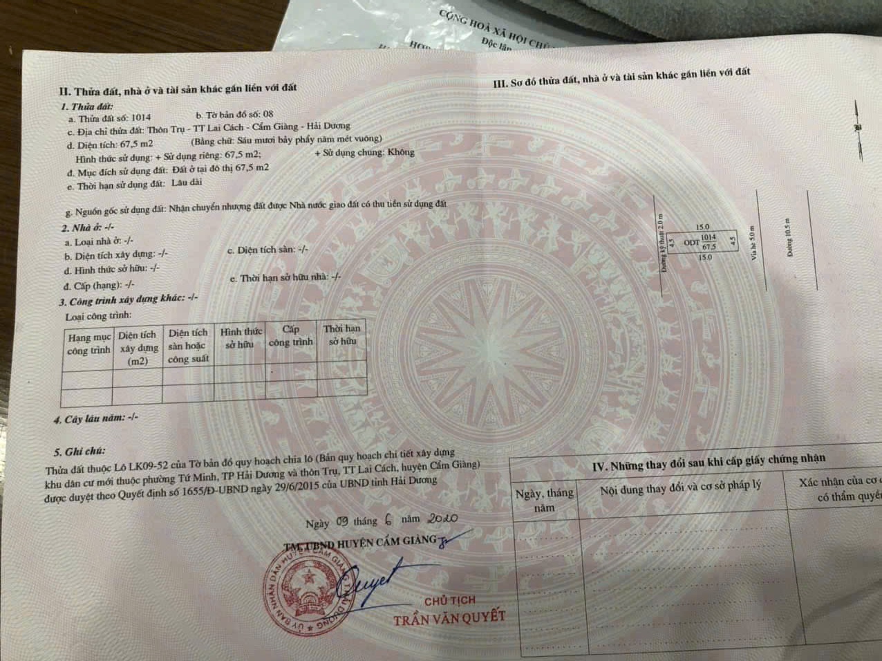ĐẤT ĐẸP - GIÁ TỐT - Bán GẤP 4 Lô Đất Tiềm Năng tại Cẩm Giàng - Hải Dương - Ảnh 1