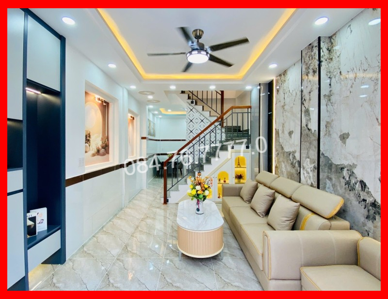 BÁN NHÀ HXH 4 TẦNG, 4PN, 4WC - QUANG TRUNG, GÒ VẤP - 5.7 TỶ - 33M2 - NHÀ MỚI ĐẸP - LIỀN KỀ TIỆN ÍCH - Ảnh chính