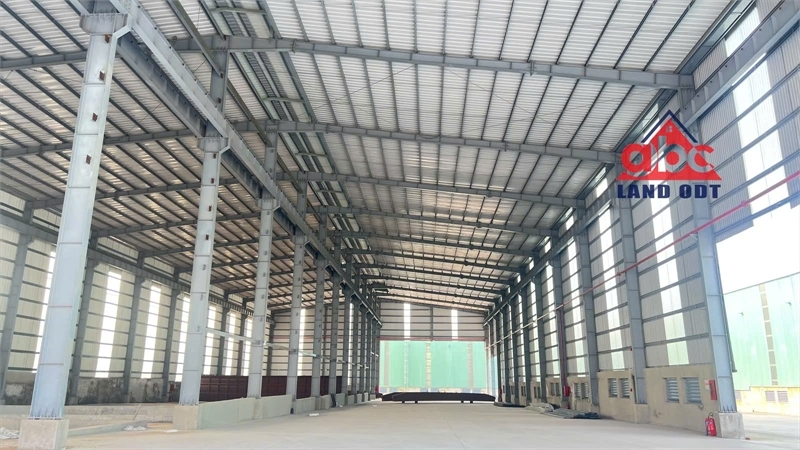 XT045 nhà xưởng sản xuất xị mạ, xử lý bề mặt. khung thép kiên cố, thời gian thuê lâu dài - Ảnh 2