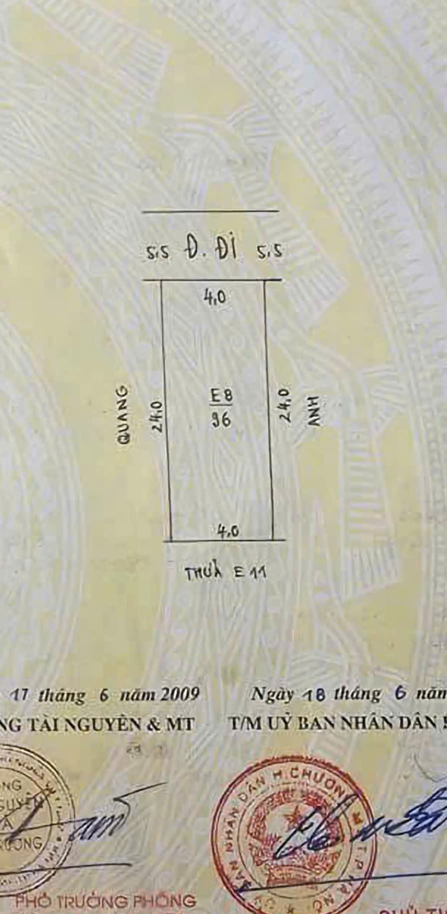 SÔC-BÁN LÔ ĐẤT ĐẸP XÃ HOÀNG VĂN THỤ, CHƯƠNG MỸ-96M-GIÁ 1.82 TỶ - Ảnh chính