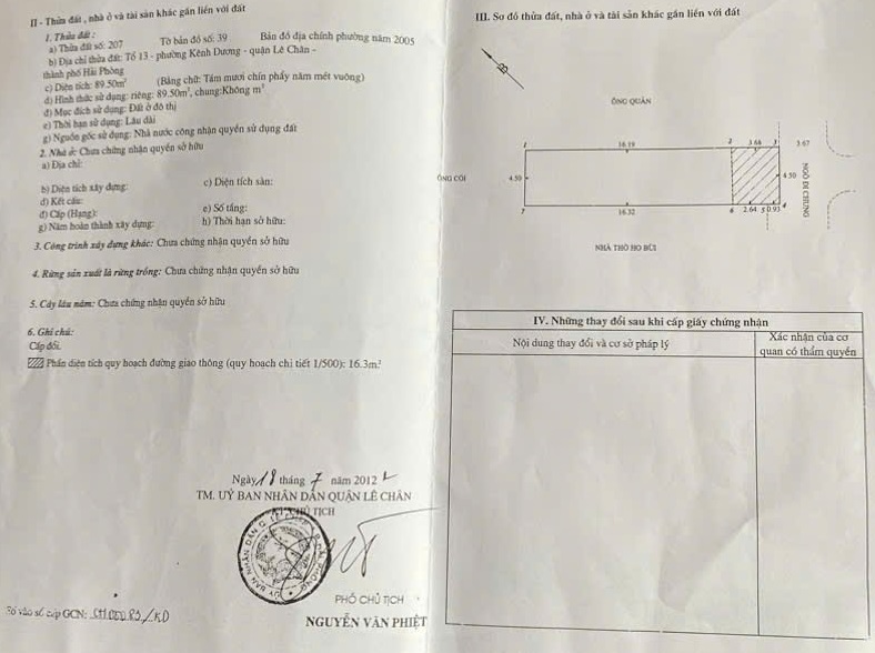 Đất mặt ngõ 89 Trại Lẻ, 90m2, ô.tô ra vào thoải mái, Giá 3.1 tỉ - Ảnh 3