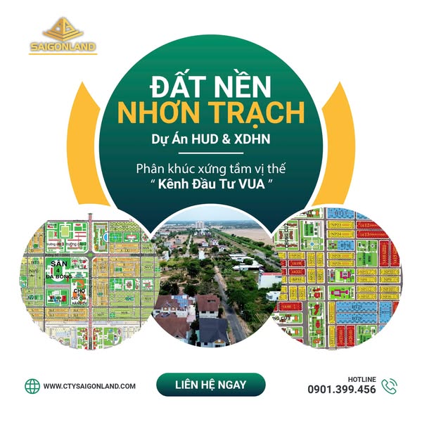 CẦN BÁN NHANH VÀI NỀN NHÀ VƯỜN THUỘC DỰ ÁN HUD NHƠN TRẠCH GIÁ THOÁT ĐỈNH - Ảnh 2