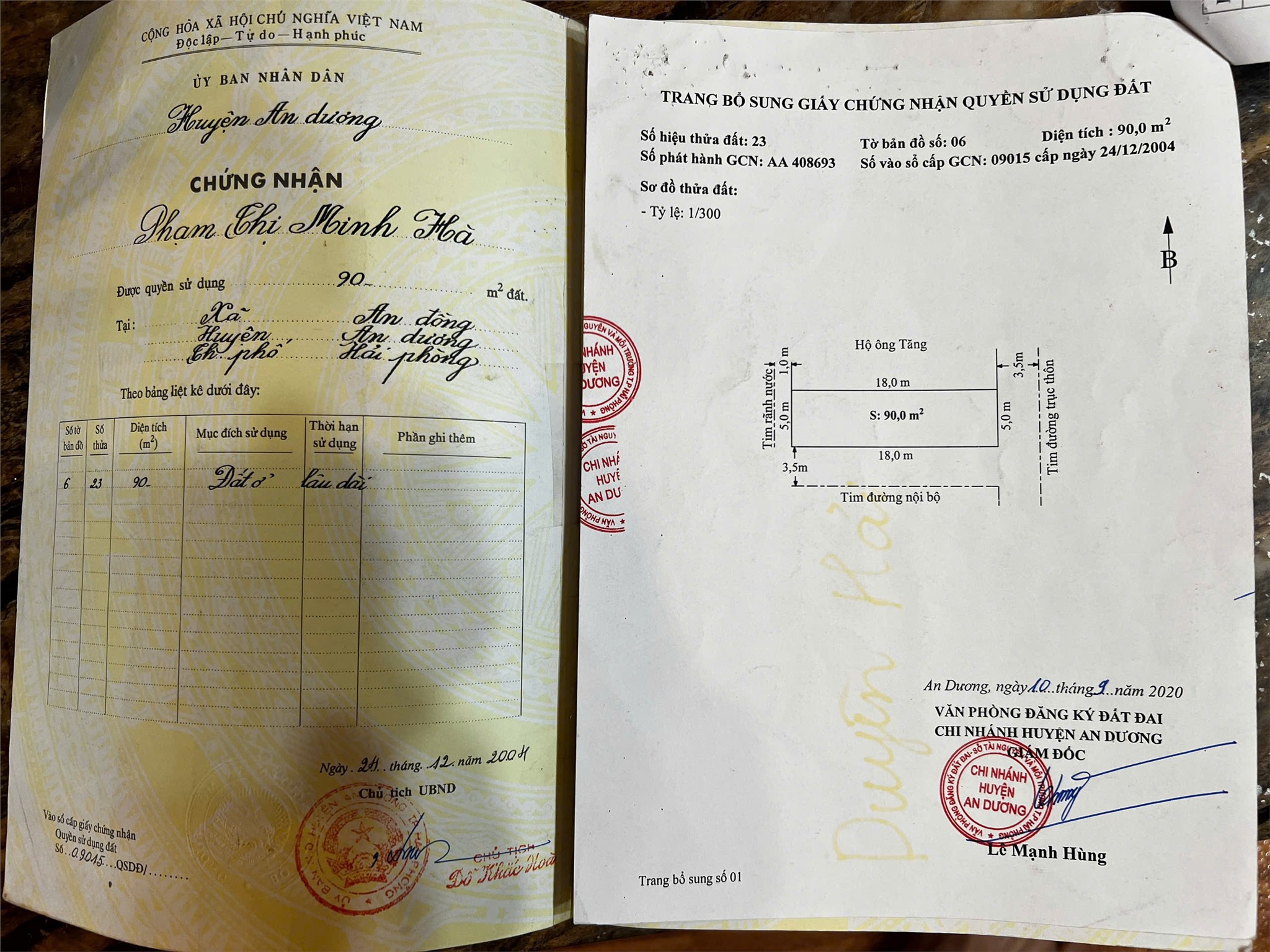 Chính Chủ Cần Bán Lô Đất tại mặt trục tổ dân phố Văn Cú, phường An Đồng, Quận An Dương, Hải Phòng. - Ảnh chính