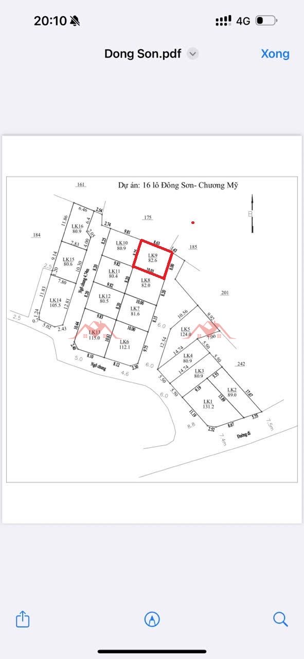 CHÍNH CHỦ BÁN LÔ ĐẤT 82,6M TẠI ĐÔNG SƠN-CHƯƠNG MỸ-HÀ NỘI - Ảnh 3