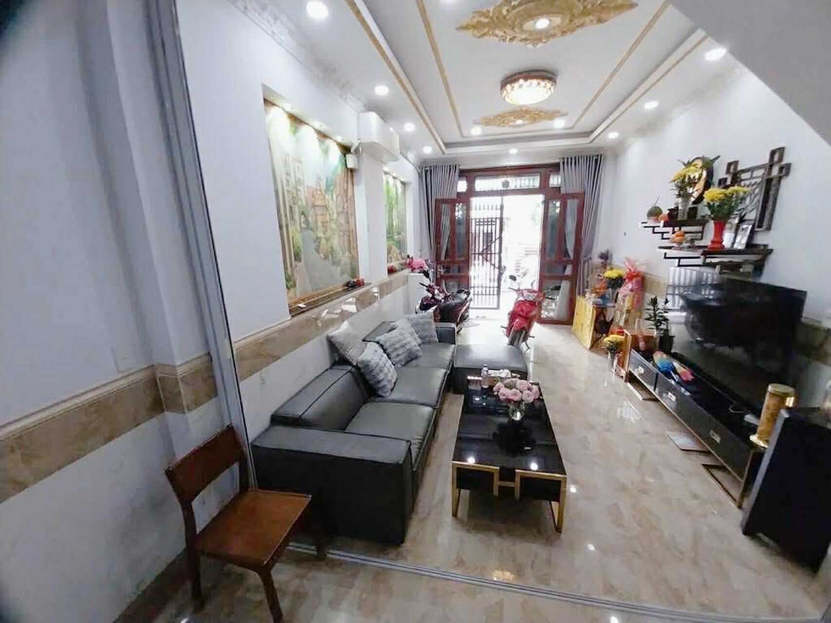 Bán nhà hxh Trần Thị Cờ QUẬN 12 , 57m2-3tang , liền kề Cầu Dừa , 4 tỷ nhỉnh 0932030061 - Ảnh 3