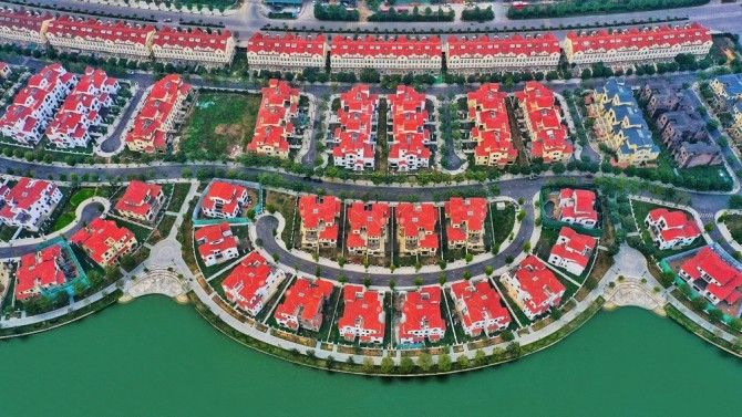 【BÁN GẤP】Shophouse Góc 2 Mặt Đường 210m² Vista Lago Nam An Khánh - Giá 4x Tỷ - Ảnh 1