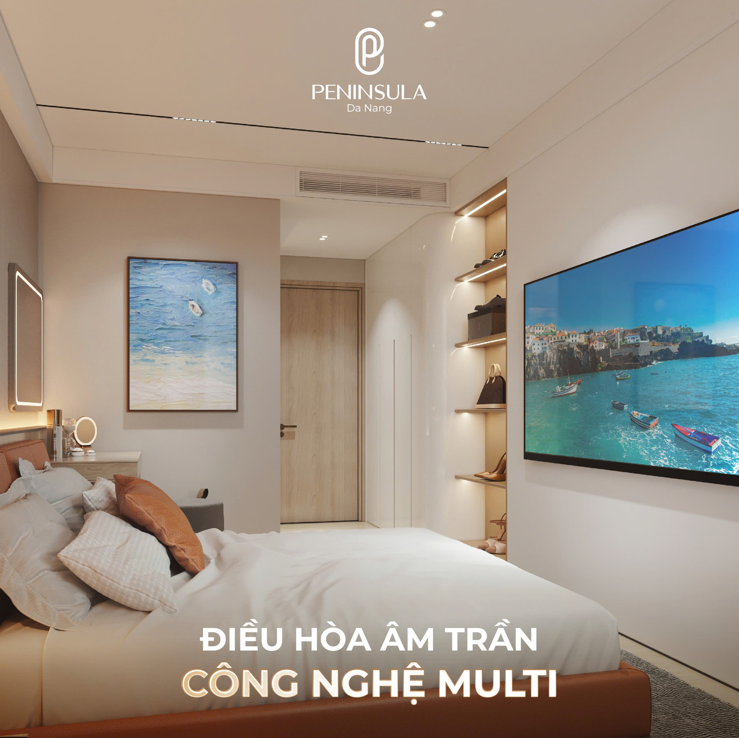CHỈ 1 TỶ SỞ HỮU CĂN HỘ 2PN PENINSULA VIEW BIỂN, GIỎ HÀNG HIẾM TỪ CĐT - NGÂN HÀNG HỖ TRỢ VAY 0% LS - Ảnh chính