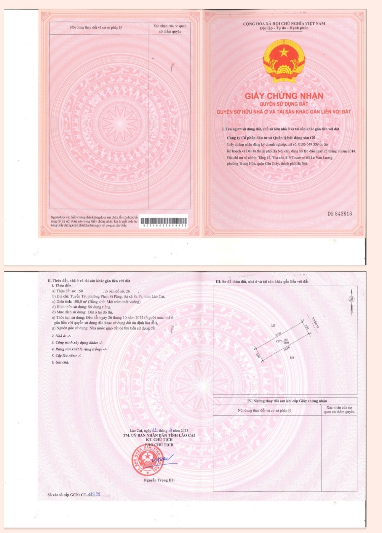Bán căn liền kề xây sẵn 4 tầng đường T9 KĐT Tây Bắc - Sapa. Giá chỉ 5,8 tỷ cả nhà và đất - Ảnh 1