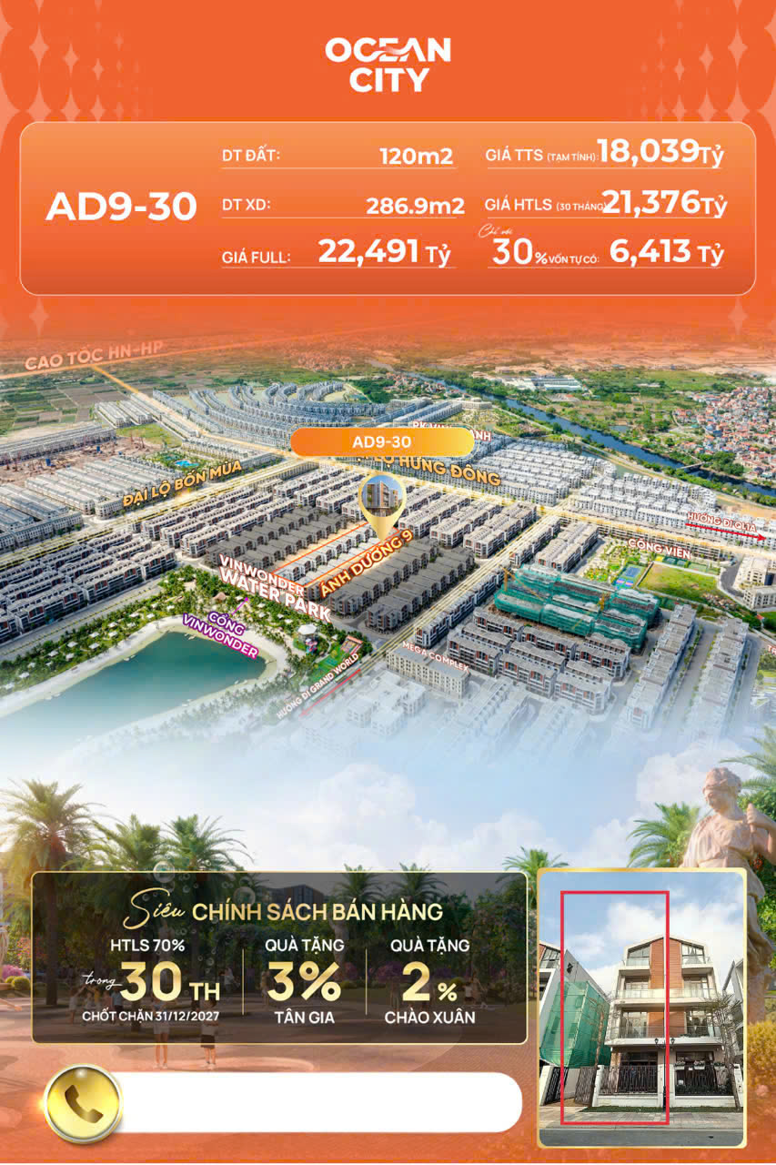 TỨ LẬP ÁNH DƯƠNG AD9-30 – THẲNG TRỤC CÔNG VIÊN VINWONDERS - Ảnh 2