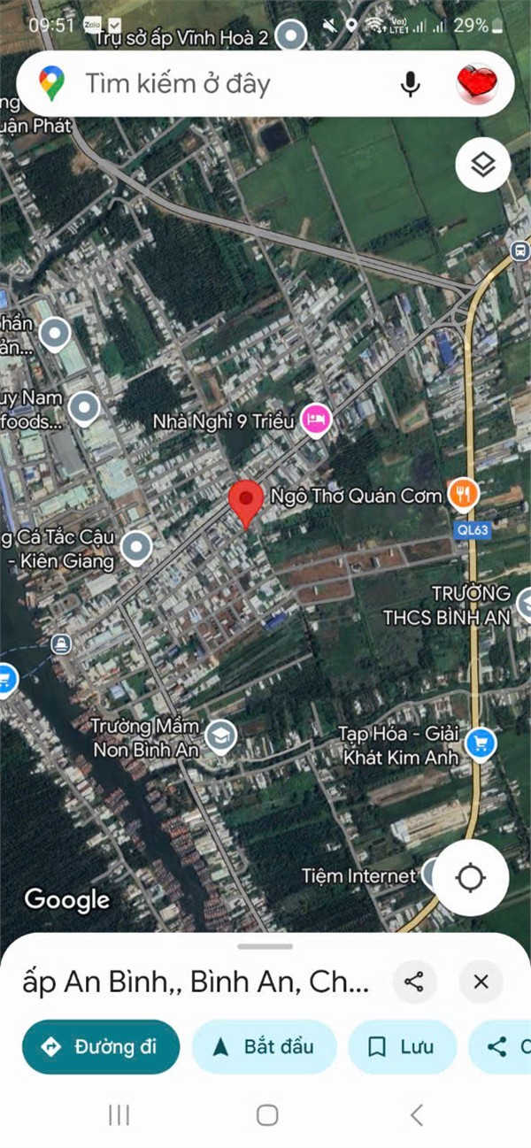 TÔI CHÍNH CHỦ BÁN 2 LÔ ĐẤT LIỀN KỀ TẠI Bình An - Châu Thành - Kiên Giang - Ảnh 3