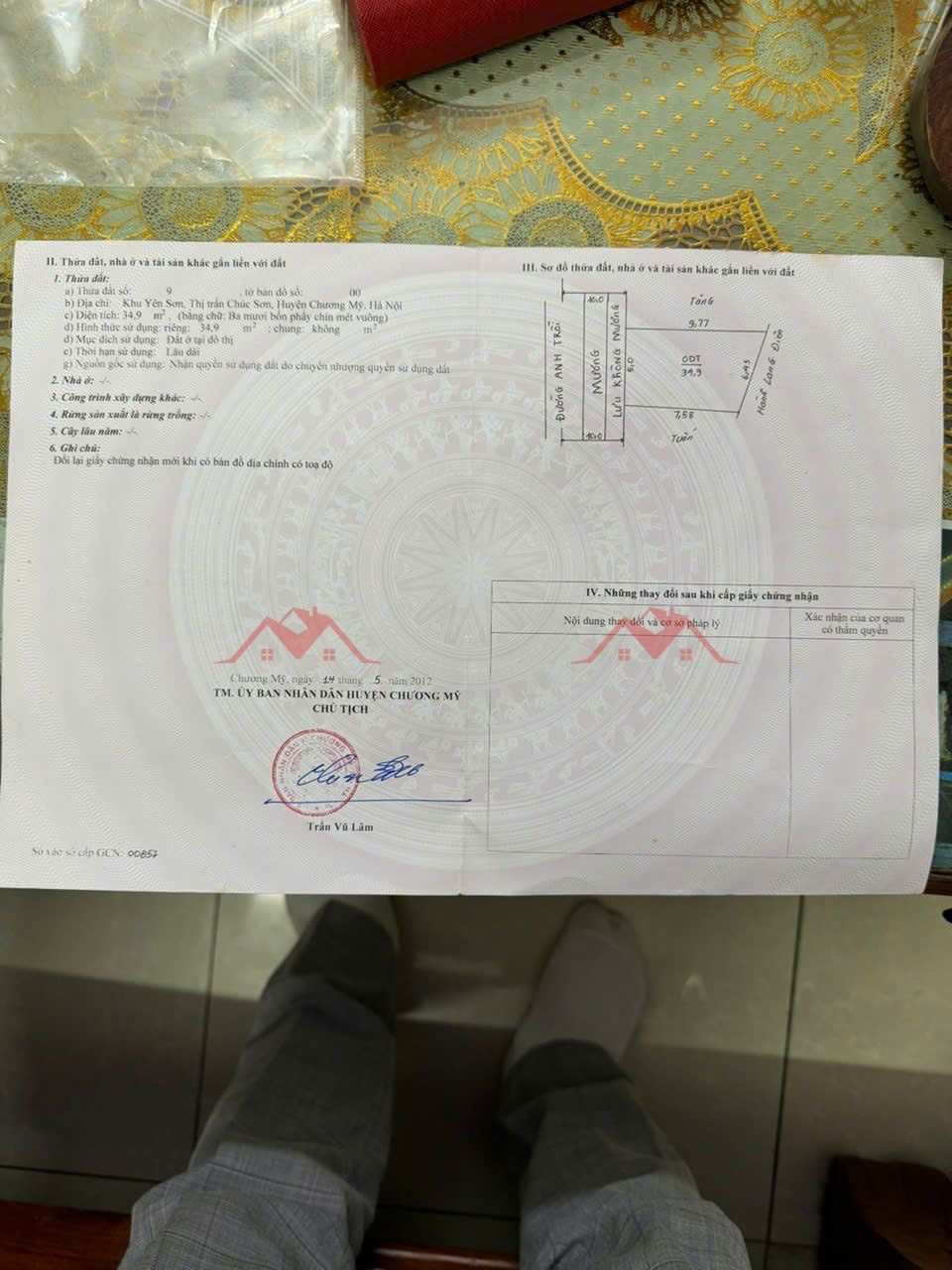 CHÍNH CHỦ BÁN LÔ ĐẤT KINH DOANH 34,9M TẠI TT CHÚC SƠN-CHƯƠNG MỸ-HÀ NỘI - Ảnh 4