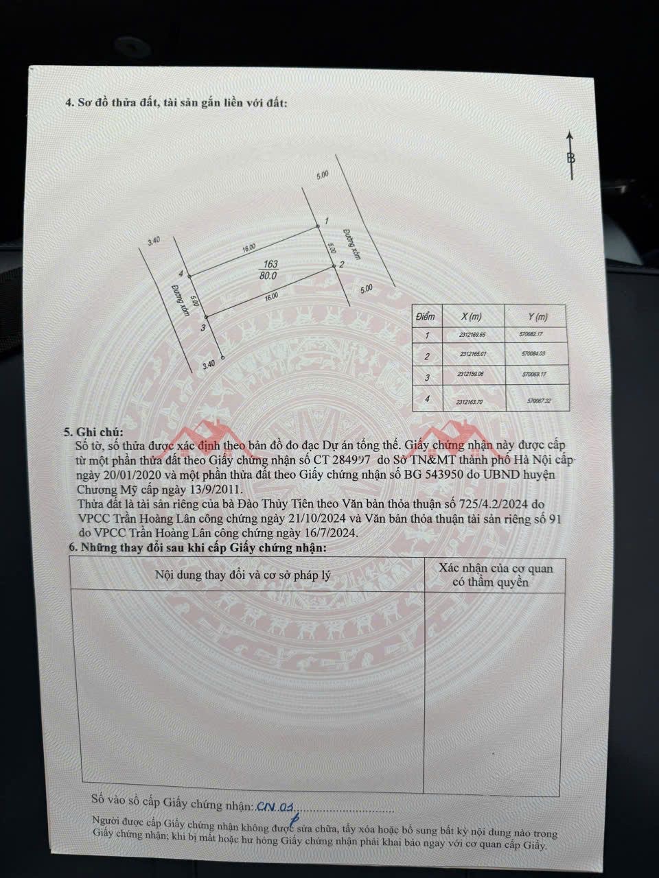 CHÍNH CHỦ BÁN 3 LÔ ĐẤT 80M TẠI TRƯỜNG YÊN-CHƯƠNG MỸ-HÀ-NỘI - Ảnh 4