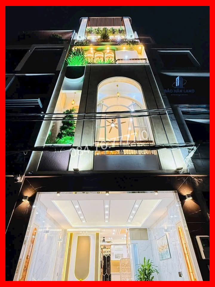 BÁN NHÀ 6 TẦNG, 54M2, 4.6x12m, NGÕ QUANG TRUNG, GÒ VẤP - GIÁ 11.8 TỶ - SỔ HỒNG CHÍNH CHỦ - Ảnh chính