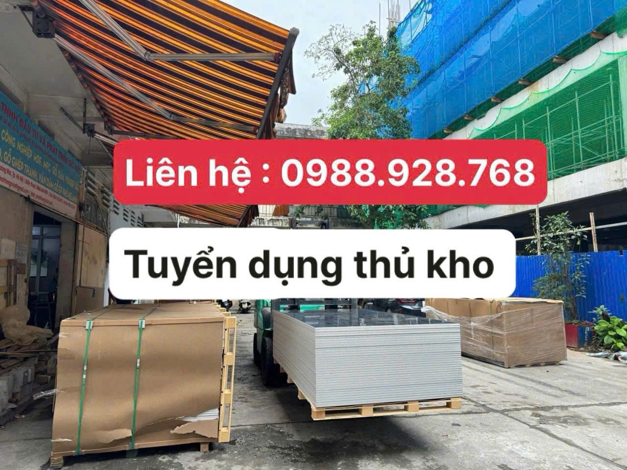 TUYỂN DỤNG NAM NHÂN VIÊN LÀM KHO- HOẶC CÔNG NHÂN XUẤT NHẬP HÀNG GỖ NHỰA - Ảnh 1