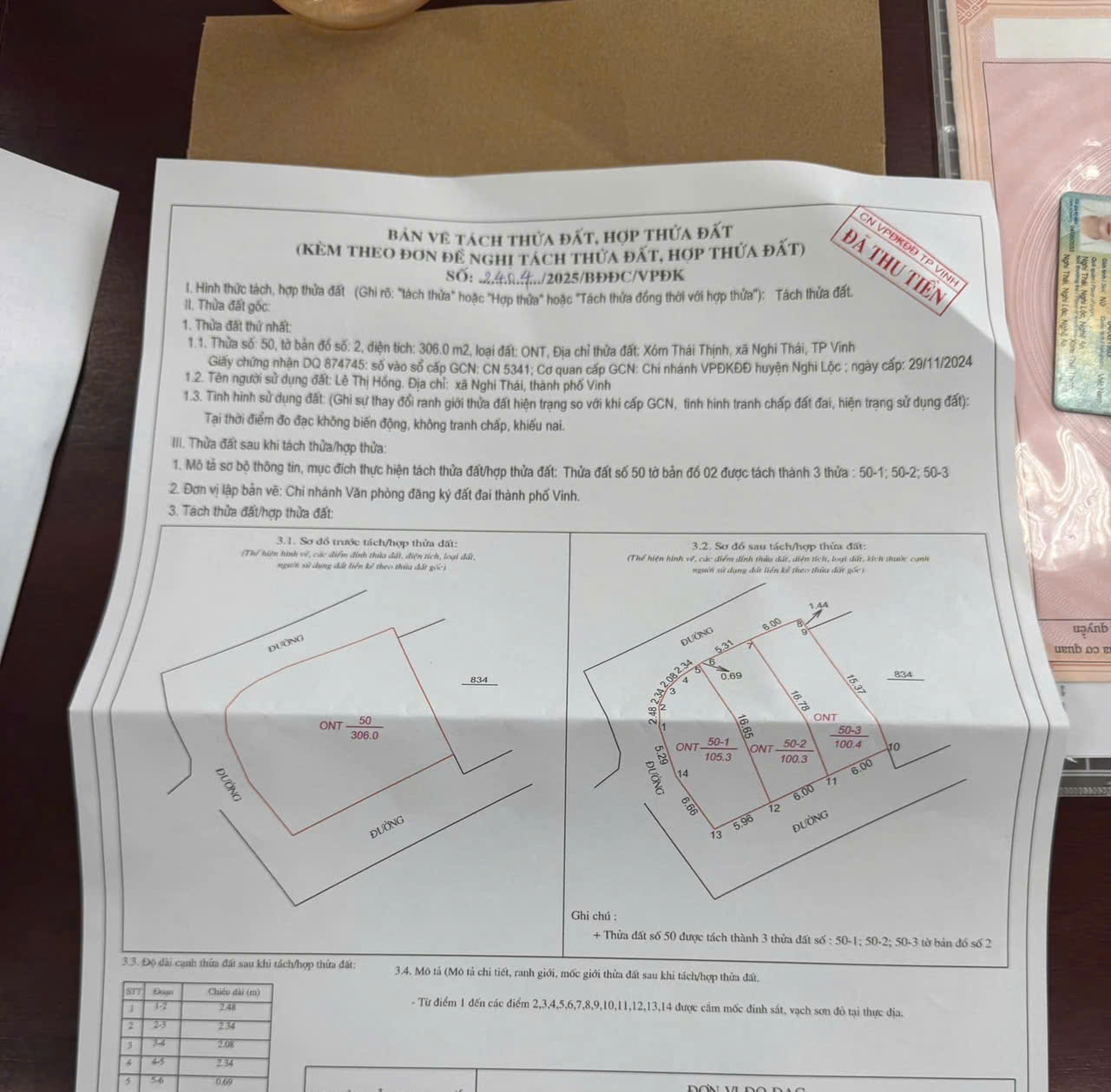 CẦN BÁN ĐẤT CHÍNH CHỦ – TP VINH - Ảnh 2