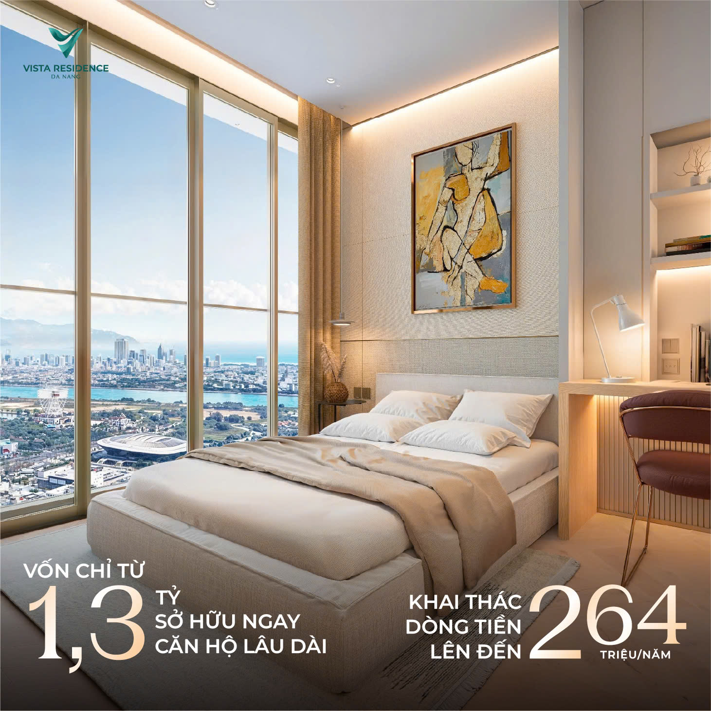 Vista residences Căn hộ giá tốt nhất bên bờ sông Hàn - Chỉ từ 4 tỷ/2pn/82m2 - Ảnh 5