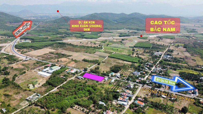 BÁN GẤP 2 LÔ ĐẤT MẶT ĐƯỜNG TỈNH LỘ 5 NINH TÂN - NINH HOÀ QUY HOẠCH MỚI GẦN NÚT GIAO CAO TỐC BẮC NAM - Ảnh chính
