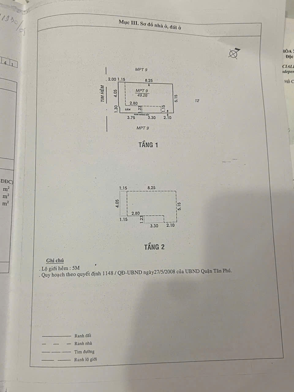 Nhà bán hẻm 4m Huỳnh Thiện Lộc, P. Hòa Thạnh, diện tích 5.2x9.3m, 1 lầu, sổ hồng riêng, 4.85 tỷ tl. - Ảnh 3