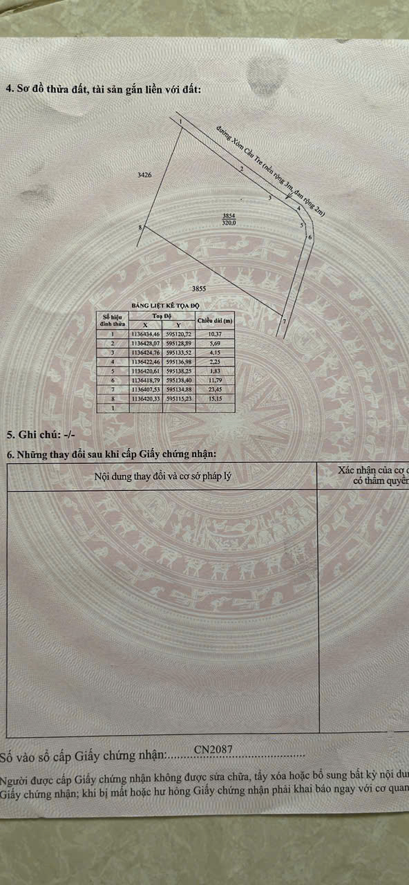 CHÍNH CHỦ CẦN BÁN GẤP LÔ ĐẤT TẠI- TỈNH TIỀN GIANG - Ảnh 1