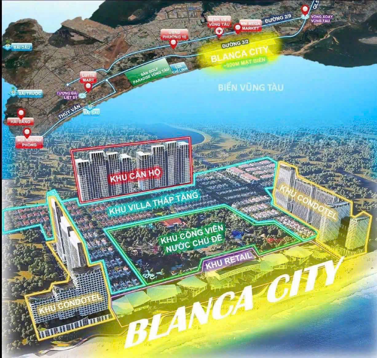 Bán căn hộ Sun Blanca City Vũng Tàu, 32m², 3 tỷ - Ảnh chính