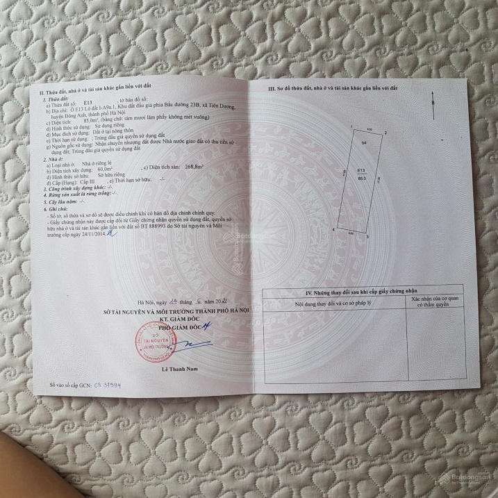 Bán liền kề biệt thự khu đô thị Cổ Dương Đông Anh giá tốt nhất thị trường - Ảnh 3