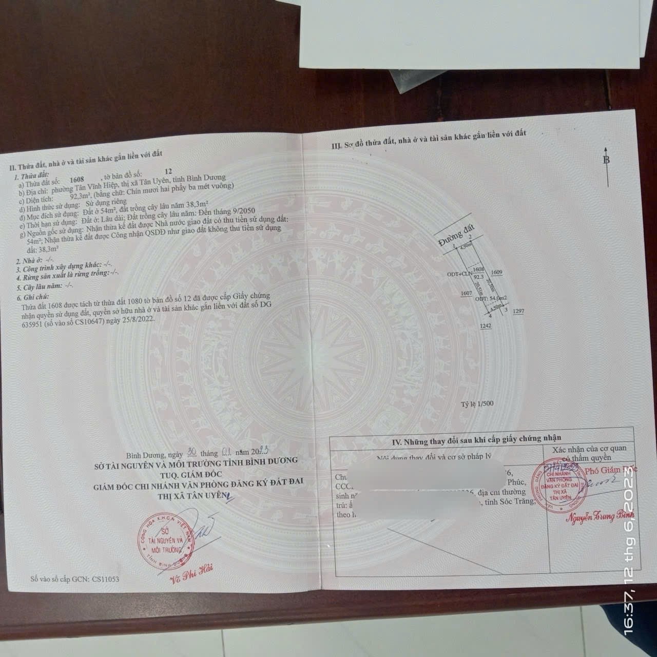 LÔ ĐẤT VỊ TRÍ ĐẸP- CHÍNH CHỦ CẦN BÁN NHANH lô đất tại thị xã Tân uyên, tỉnh Bình Dương - Ảnh chính
