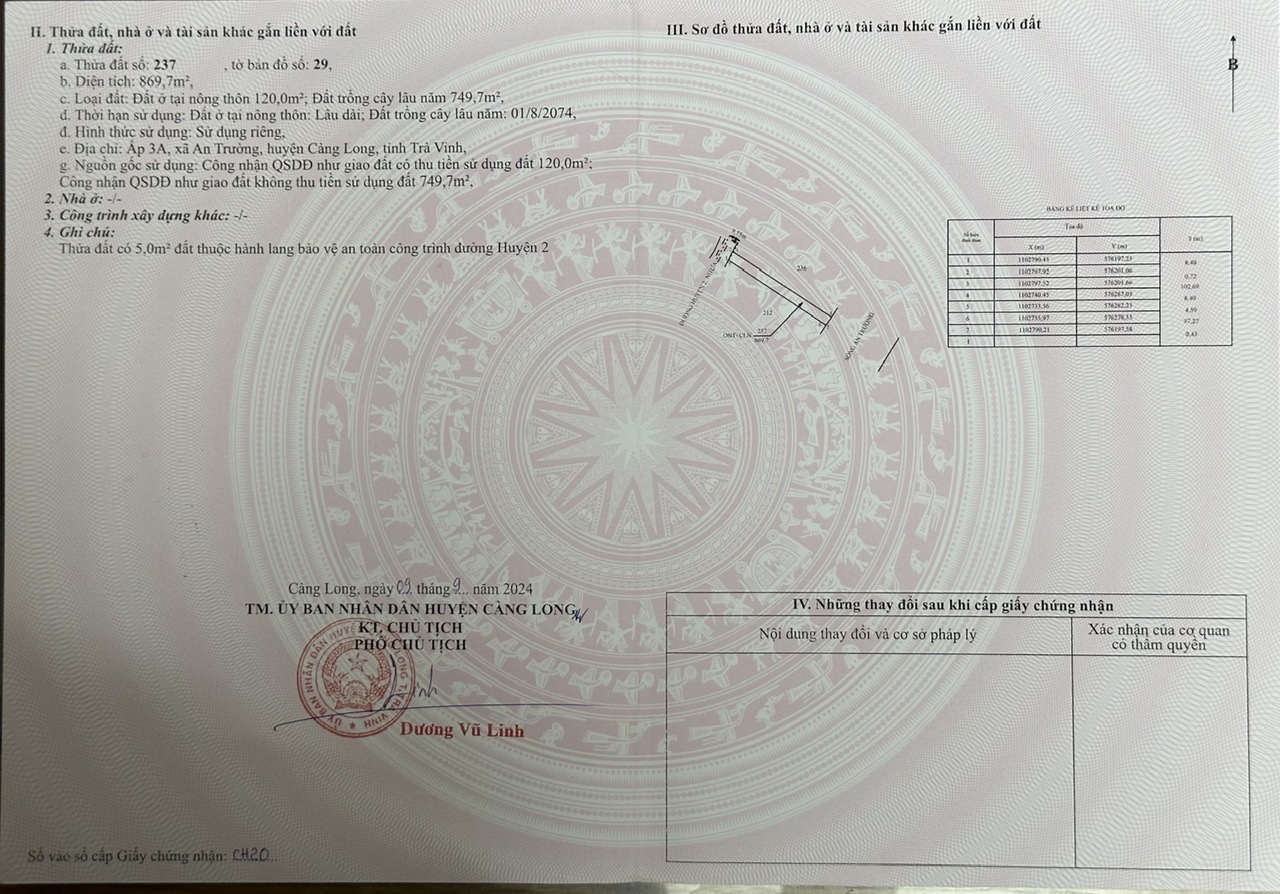 BÁN ĐẤT ĐẸP TẠI AN TRƯỜNG, CÀNG LONG, TRÀ VINH, 4700M2 CHỈ 250TR/1M NGANG. LH:0966397739 - Ảnh 5