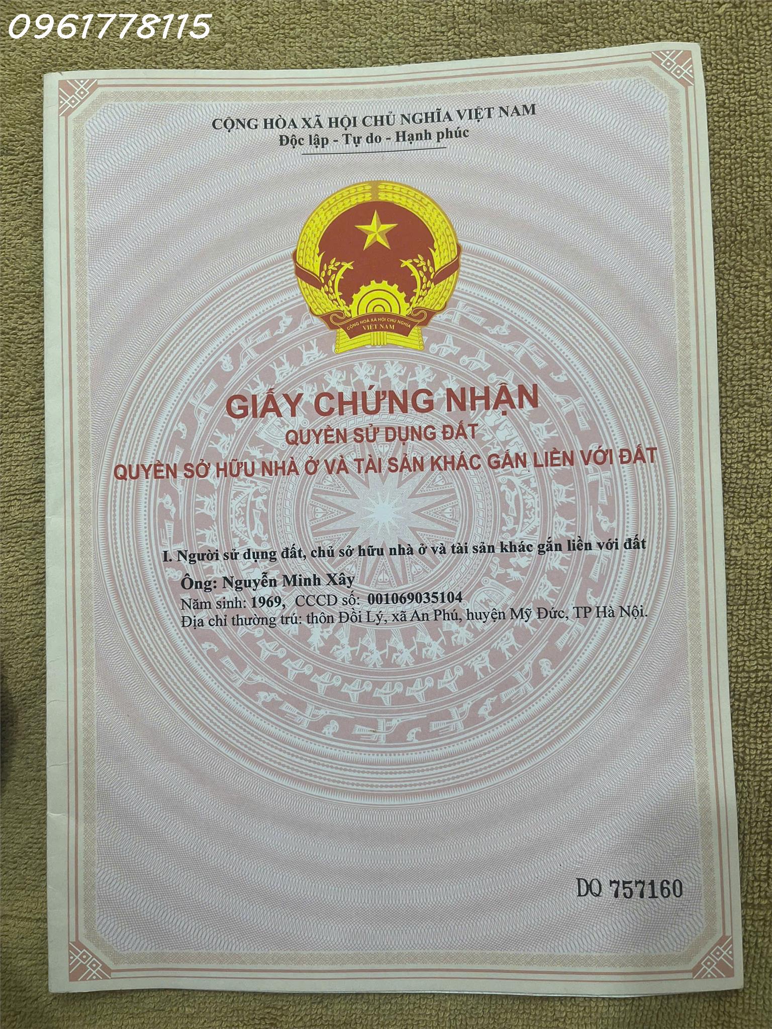 Chính chủ cần bán 99,4m2 đất xã An Phú, Mỹ Đức, Hà Nội, giá đầu tư - Ảnh 4