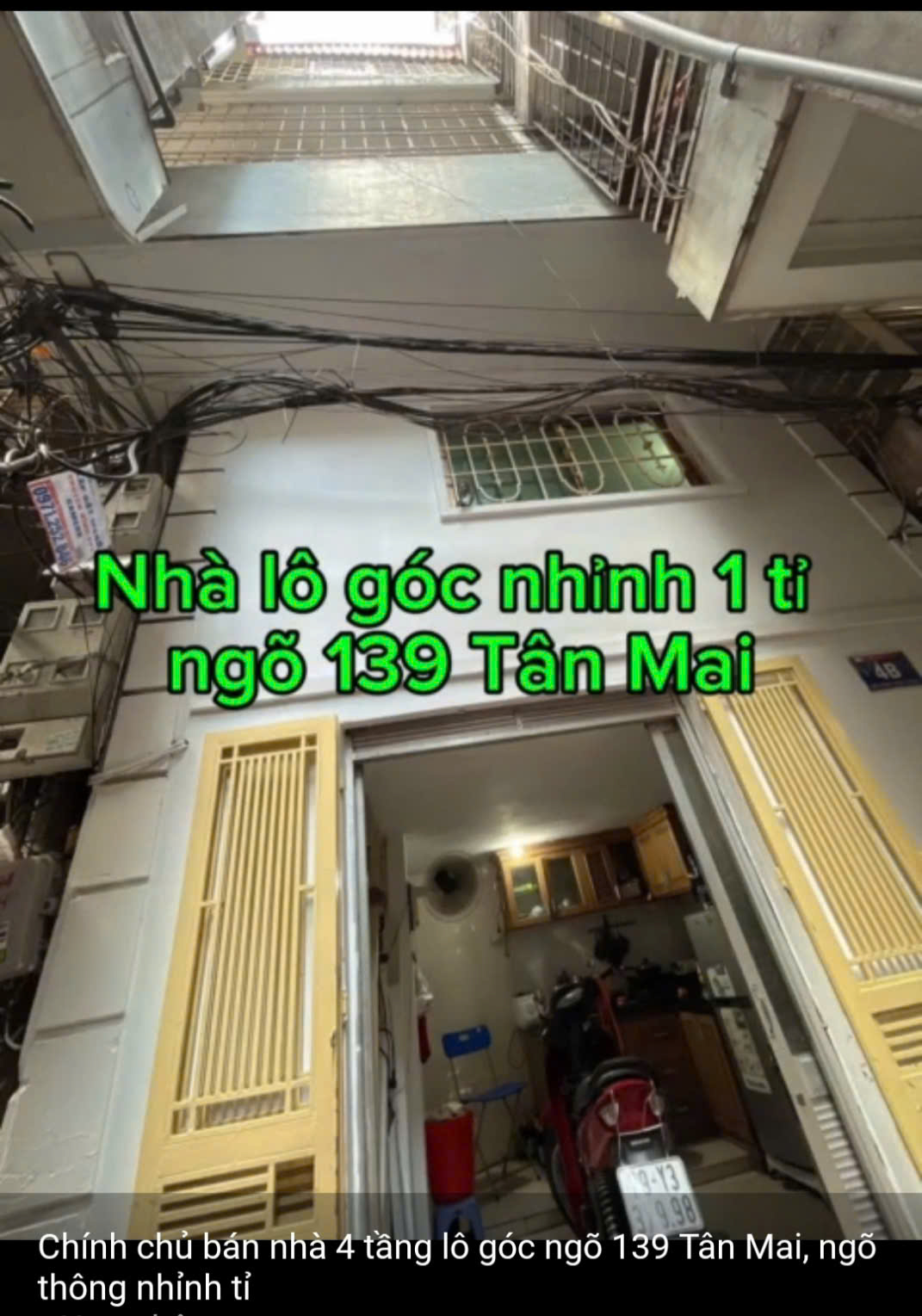 Chính chủ bán nhà 4 tầng lô góc ngõ 139 Tân Mai, ngõ thông nhỉnh tỉ - Ảnh 4
