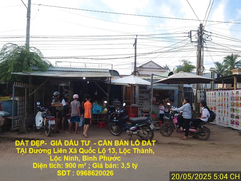 ĐẤT ĐẸP-  GIÁ ĐẦU TƯ  - CẦN BÁN LÔ ĐẤT TẠI Đường Liên Xã Quốc Lộ 13, Lộc Thành, Lộc Ninh, Bình Phước - Ảnh chính