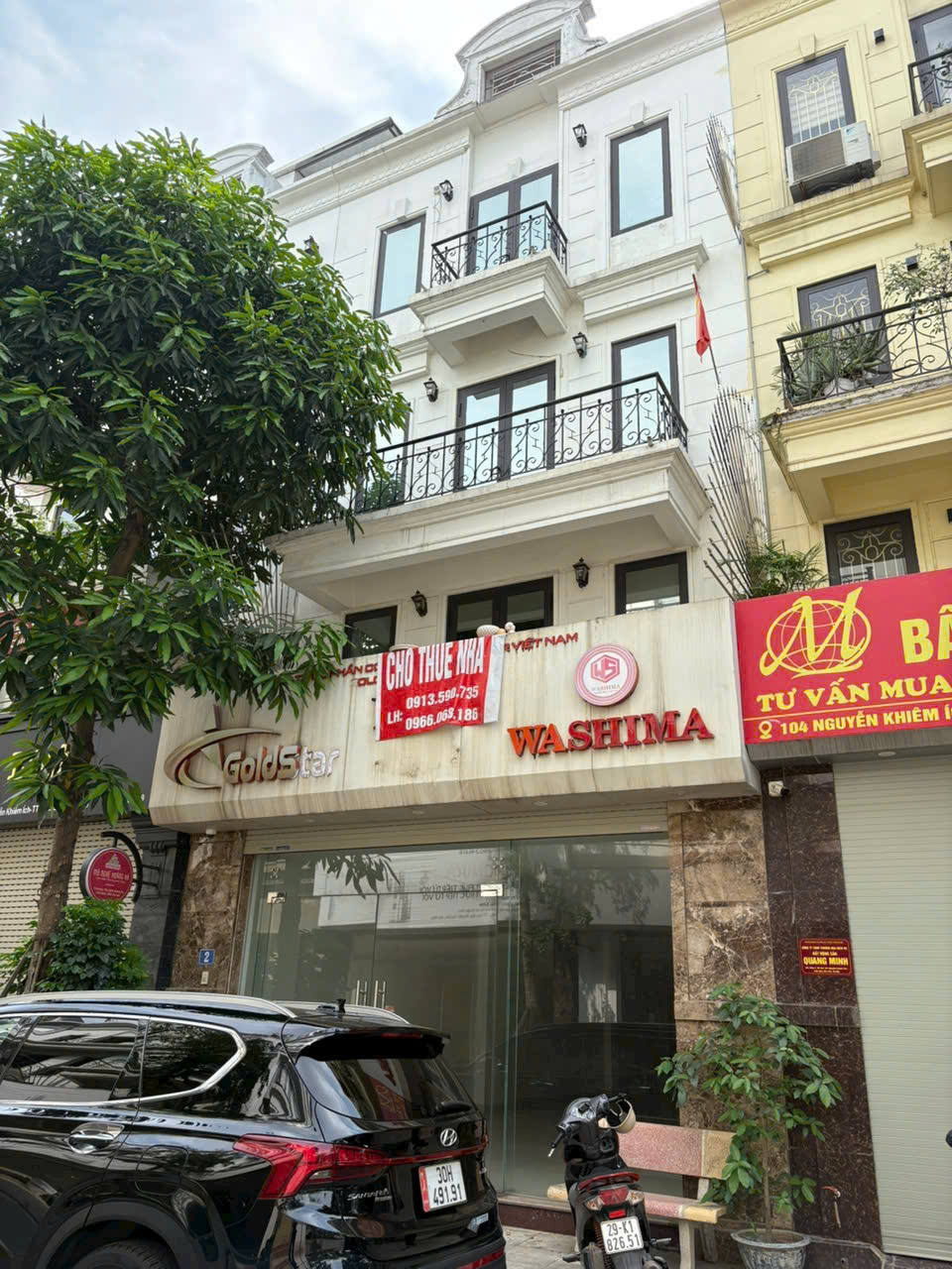Cho thuê mặt bằng shophouse 87m2 x 4 tầng khu 31HA số 02 ngõ 104 Nguyễn Khiêm Ích - Trâu Quỳ - Ảnh chính