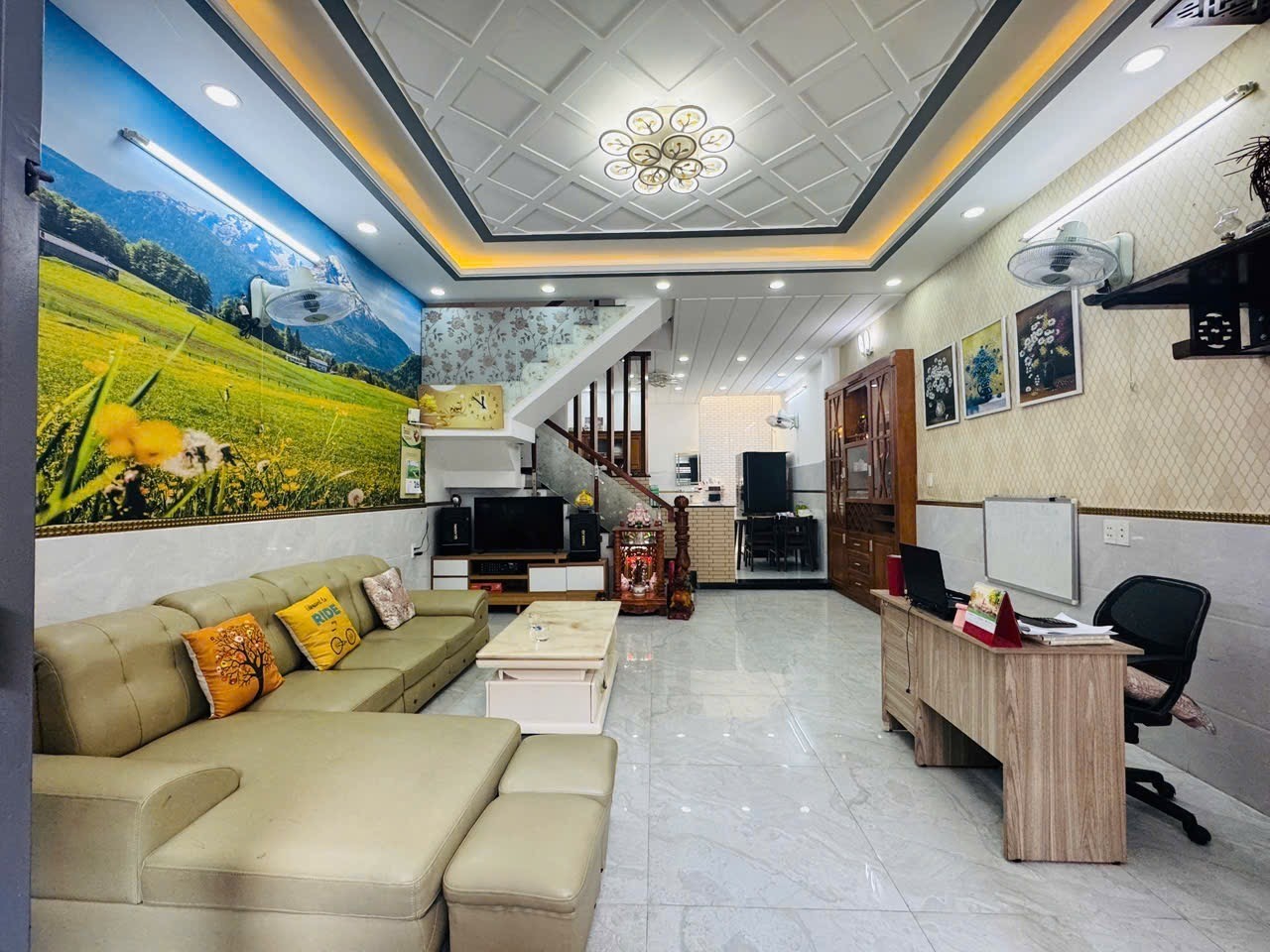 Bán Nhà HXH Lê Văn Thọ, 60m2, Ngang 5m, 2 tầng đẹp, 6 tỷ TL 0964364745 - Ảnh chính