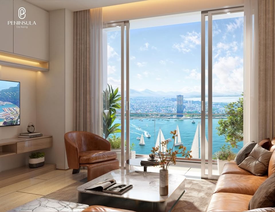 HOT! CĂN HOA HẬU ĐẸP NHẤT PENINSULA 2PN- TRỰC DIỆN SÔNG- PHÁO HOA-GIÁ GỐC CĐT. VẬN HÀNH 25TR/THÁNG - Ảnh 1
