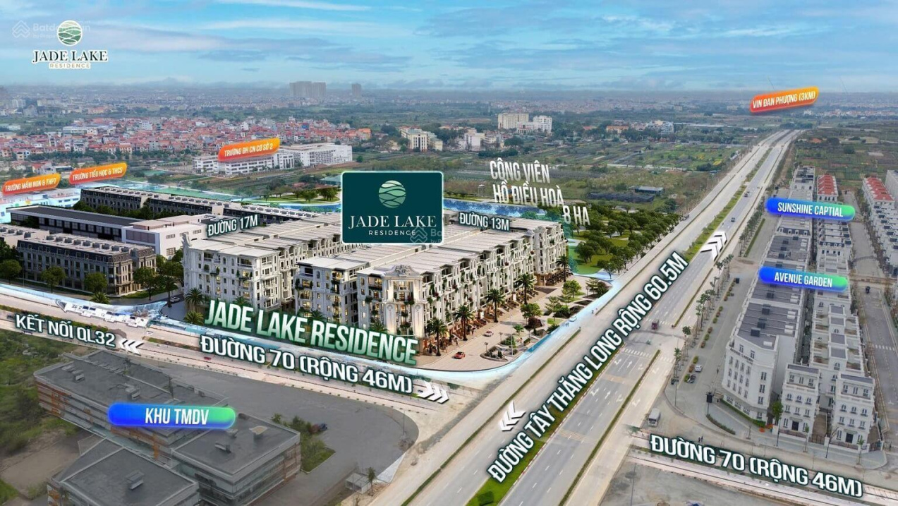 LK Jade Lake Residence- Tây Thăng Long,102m2,mặt tiền 8m,giá rẻ nhất 30.7 tỷ. Quà tặng 400 và ++ - Ảnh chính