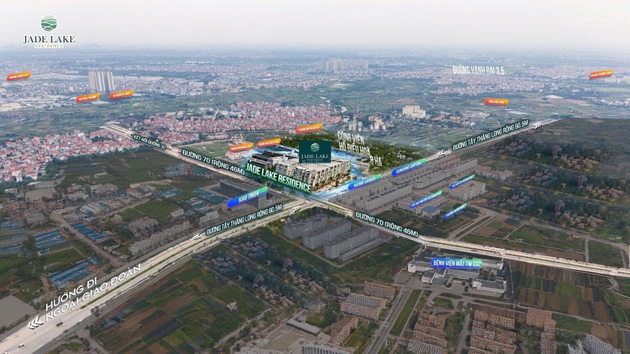 LK Jade Lake Residence- Tây Thăng Long,102m2,mặt tiền 8m,giá rẻ nhất 30.7 tỷ. Quà tặng 400 và ++ - Ảnh 1